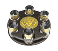 6 Shot Glasses with Stand Y53031