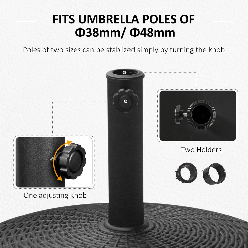 Black Umbrella Base L10711