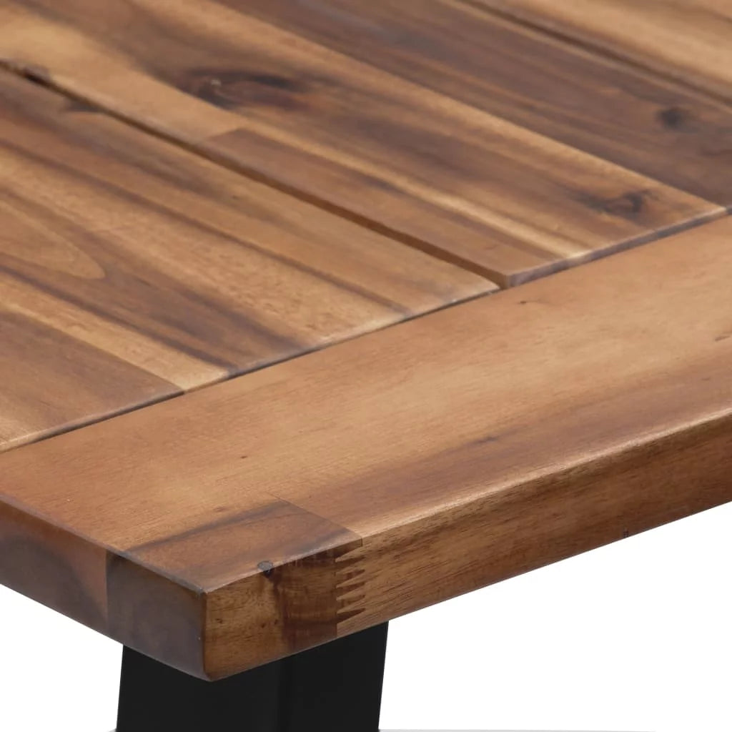 Solid Acacia Wood Dining Table Z96517
