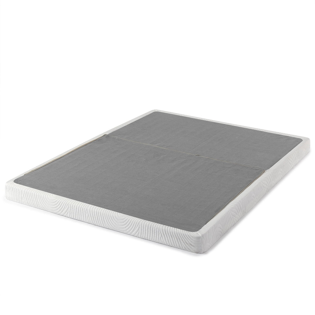 White 4" Queen Metal Mattress Foundation L2507