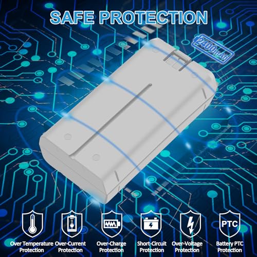 2400mAh Battery 2 Pack and 3 Channel LED Charger Set P887448