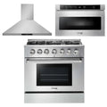 36 Gas Range, Range Hood, Microwave X472257