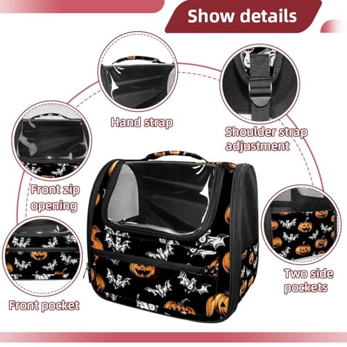 Soft Sided Pet Carrier for Small Medium Cats Dogs P4501