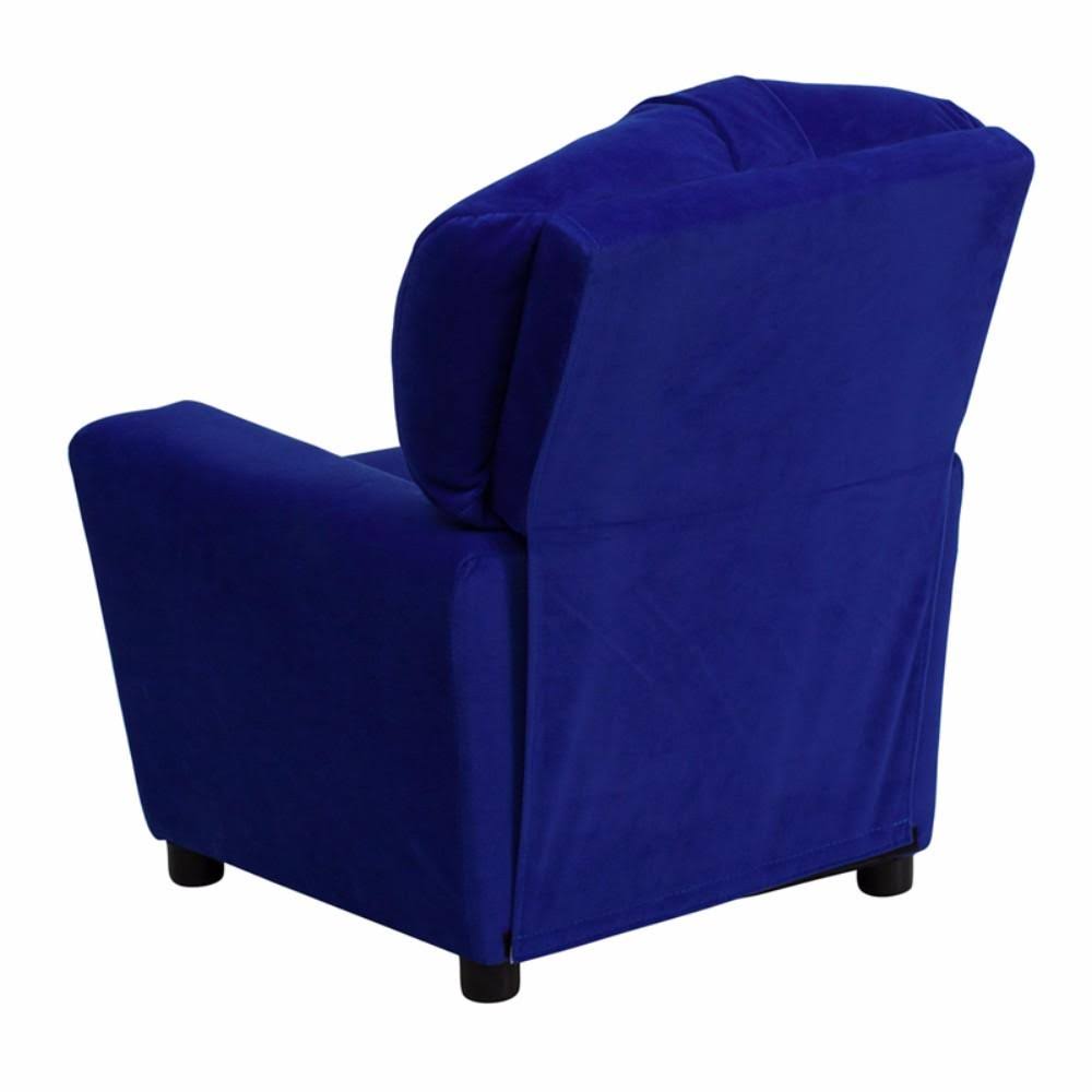 Avocado Microfiber Kids Recliner with Cup Holder C665