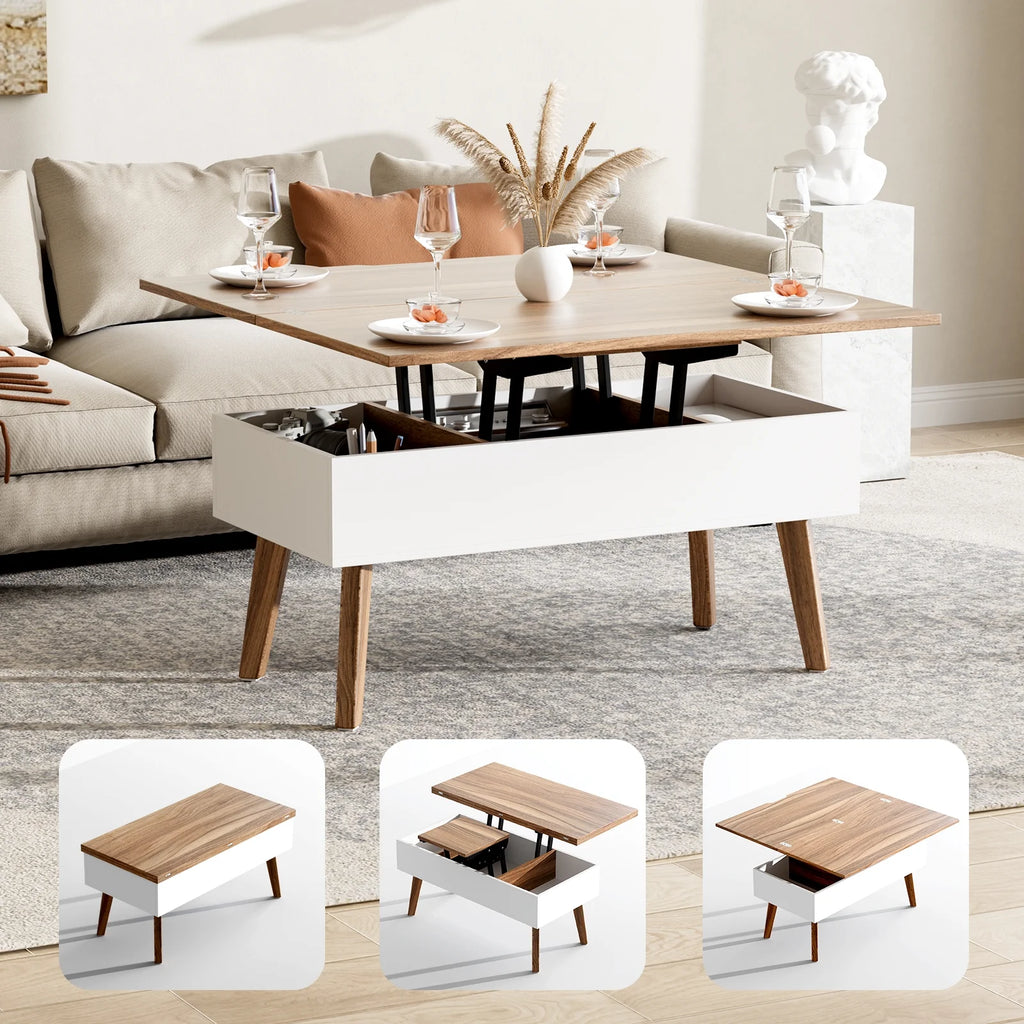 3 in 1 Lift Top Coffee Table with Storage Q7340