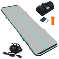 C-Green 13ft 4in Inflatable Air Tumble Track Gymnastics Tumbling Mat with Electric Air Pump T20070