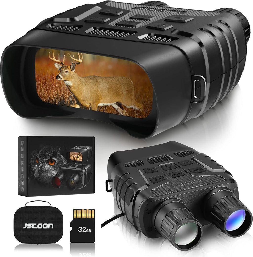Digital Infrared Night Vision Binoculars with HD 960p Image & Video from 300m Y816