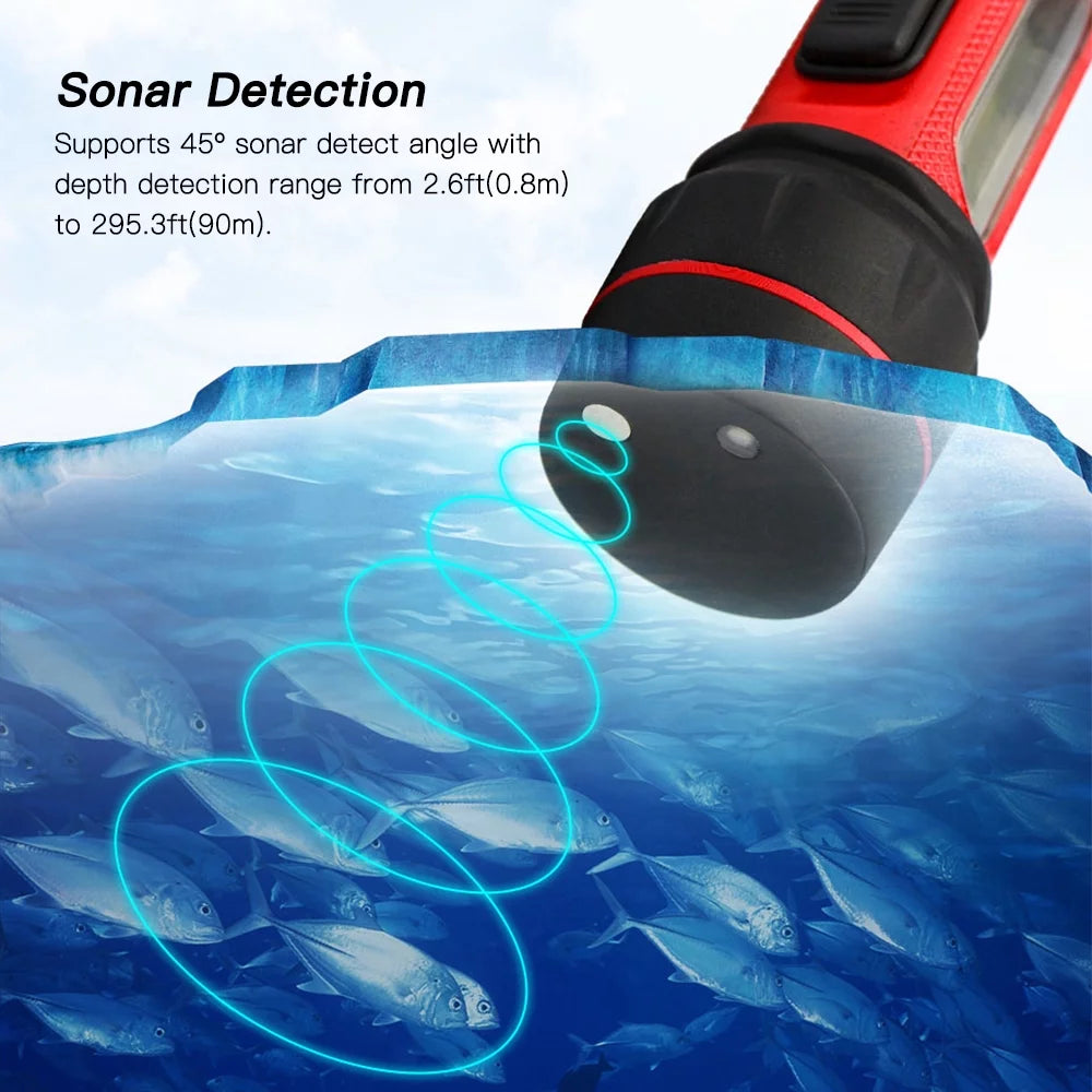 Ice Fishing Fishfinder with 0.8-90m Detection Depth D467