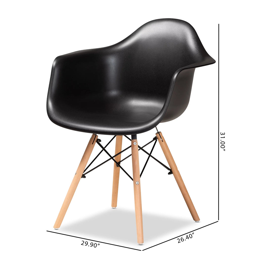Black Dining Chair Set of 4 I9987