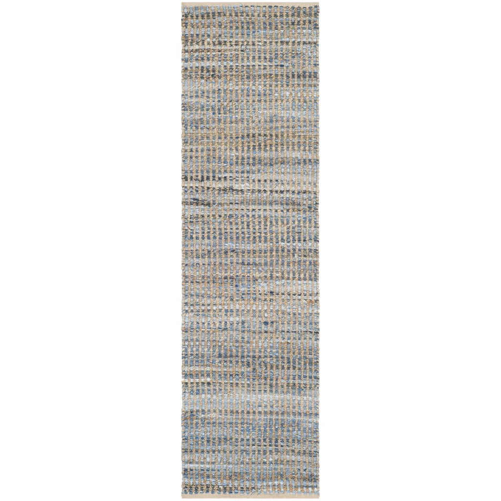 Handwoven Natural Blue Rug Z740607
