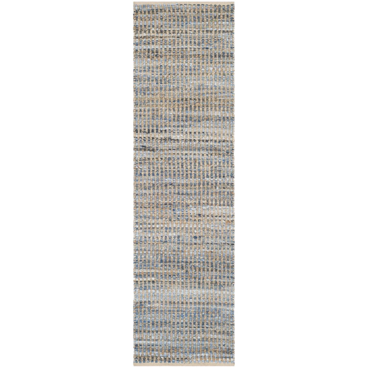 Handwoven Natural Blue Rug Z740607