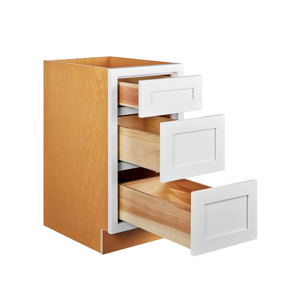 Snow White 21 inch Wide 3 Drawer Base Cabinet V299961