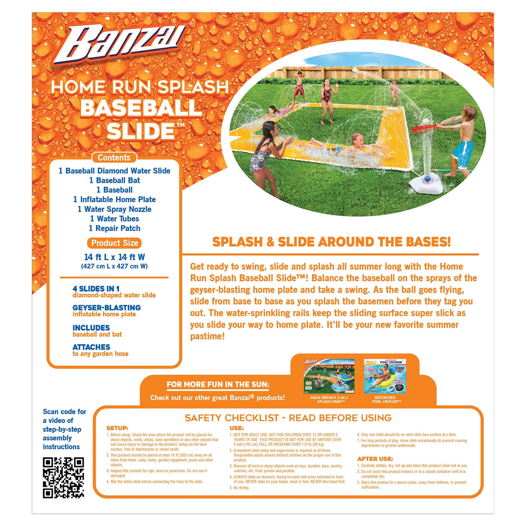 Inflatable Baseball Slide 14 feet x 14 feet V44928