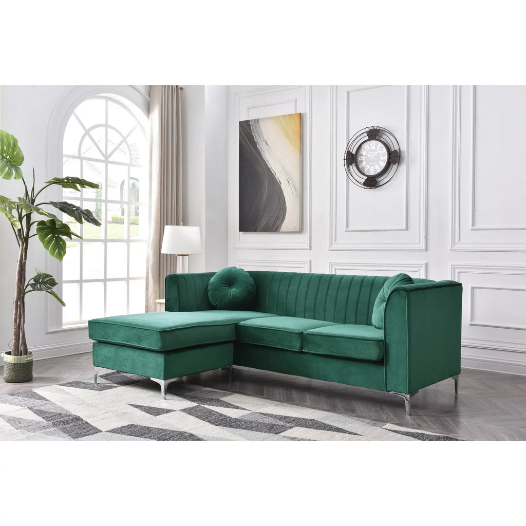 Green Sofa Chaise V598785