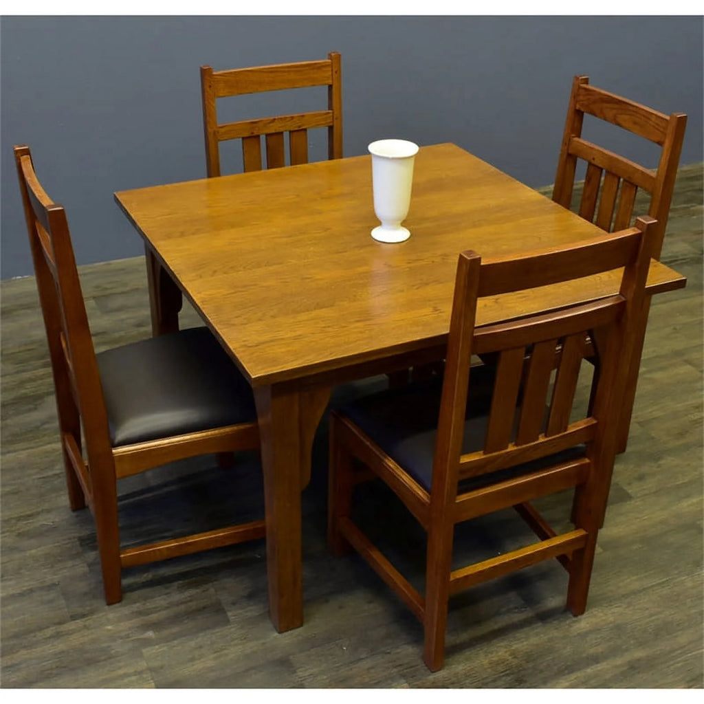 Solid Wood Square Dining Table in Cherry A6784