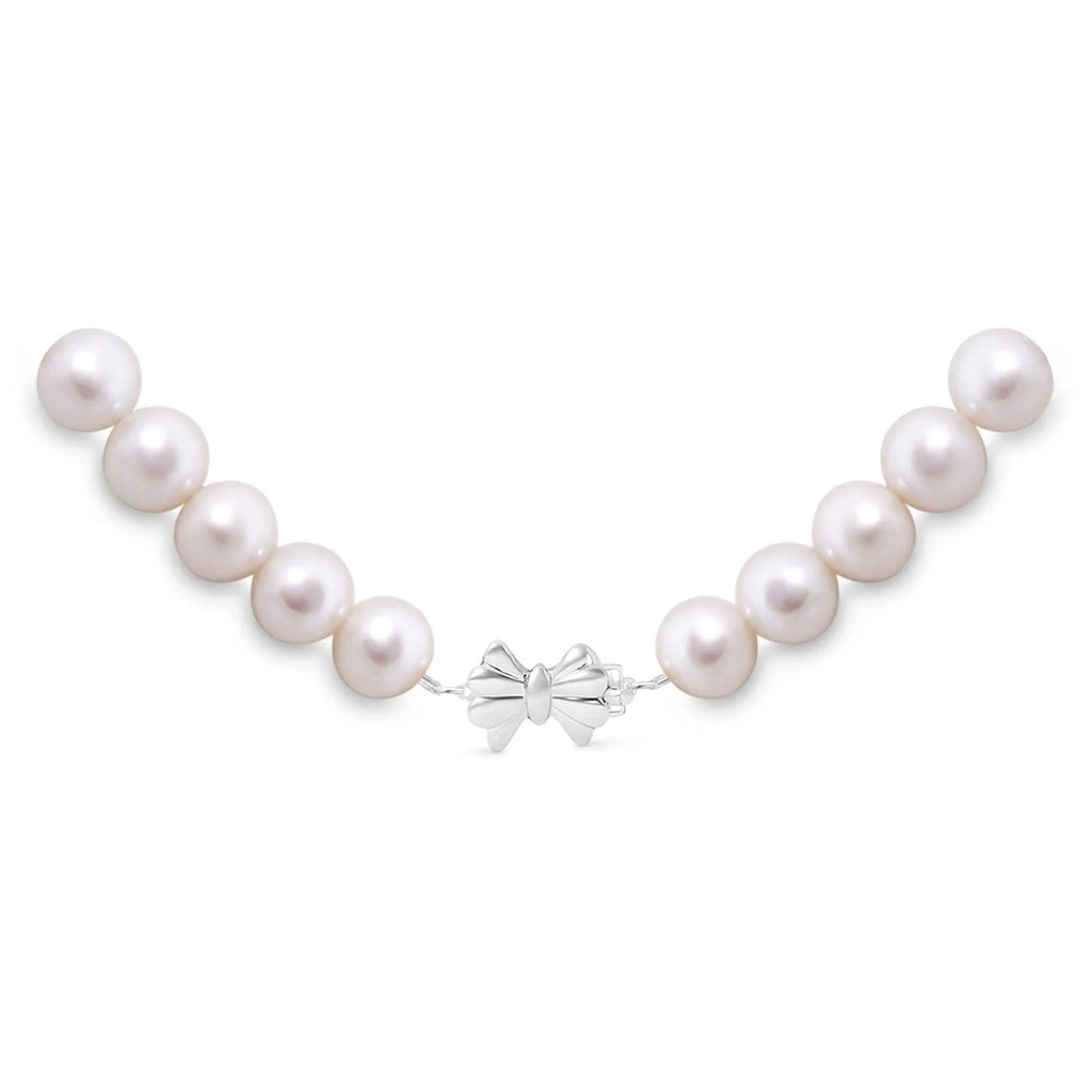 14K White Gold Freshwater Cultured Pearl Choker Necklace C83315