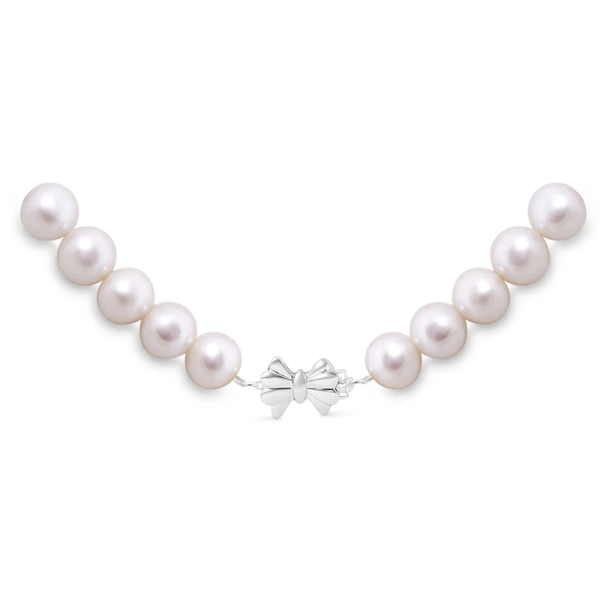 14K White Gold Freshwater Cultured Pearl Choker Necklace C83315