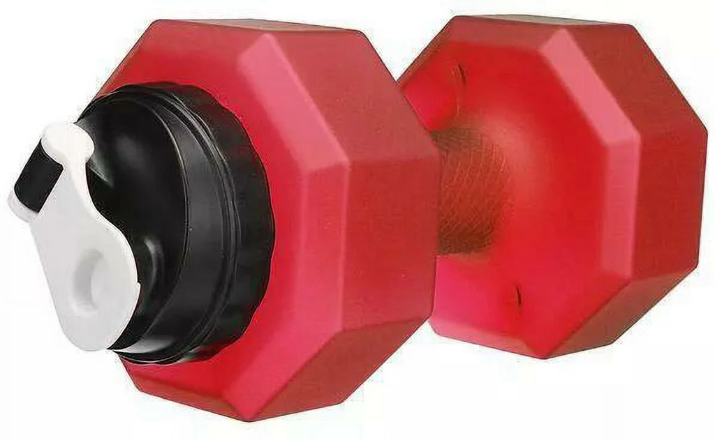2.2L Dumbbell Shape Water Bottle PETG Sports Fitness Water Jug T137939