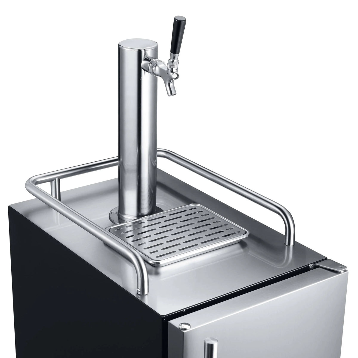 15" Wide 1 Tap Stainless Steel Kegerator X497