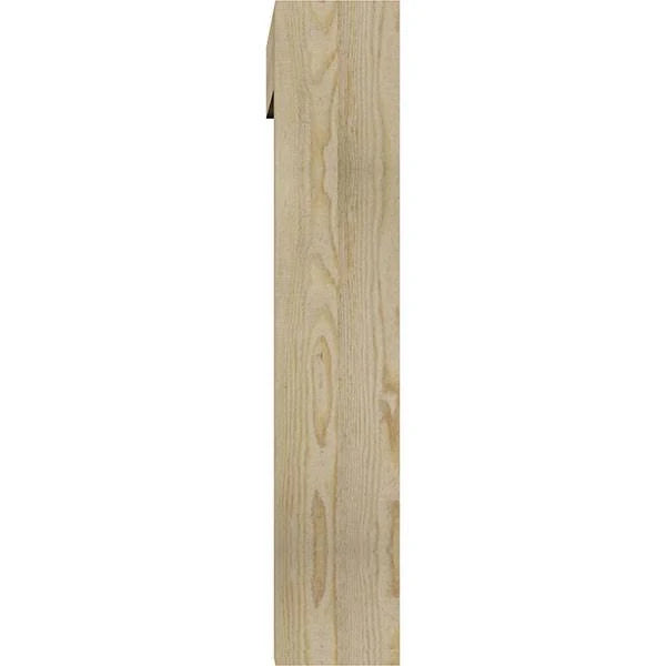 6x22W x 28x22D x 32x22H Rough Sawn Bracket with Offset Brace V328169