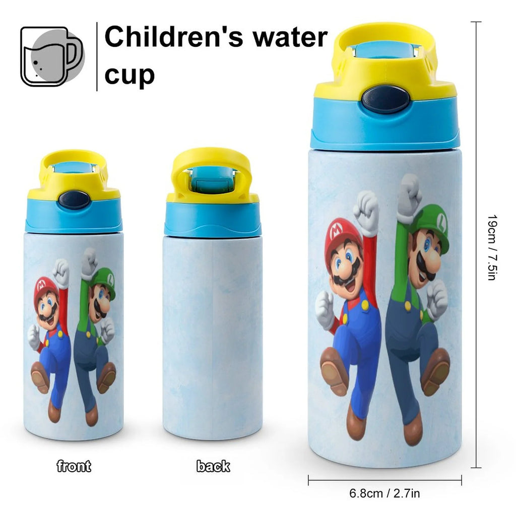 Insulated Stainless Steel Water Bottle with Straw W355