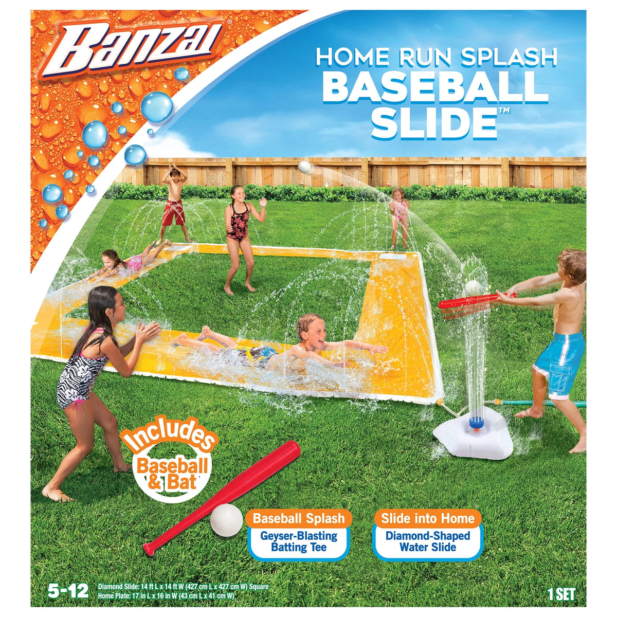 Inflatable Baseball Slide 14 feet x 14 feet V44928