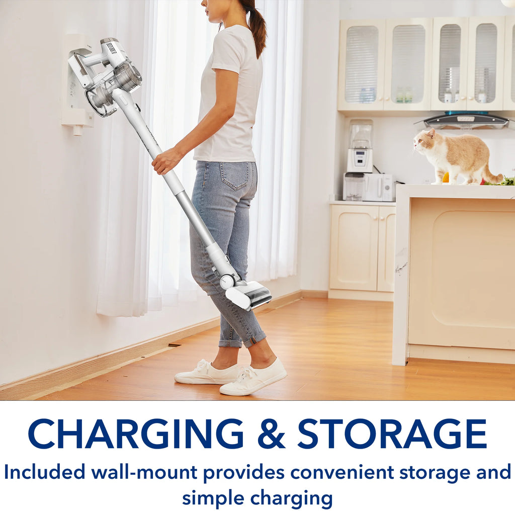 Cordless Stick Vacuum Cleaner with ZeroTangle Brush Head O887