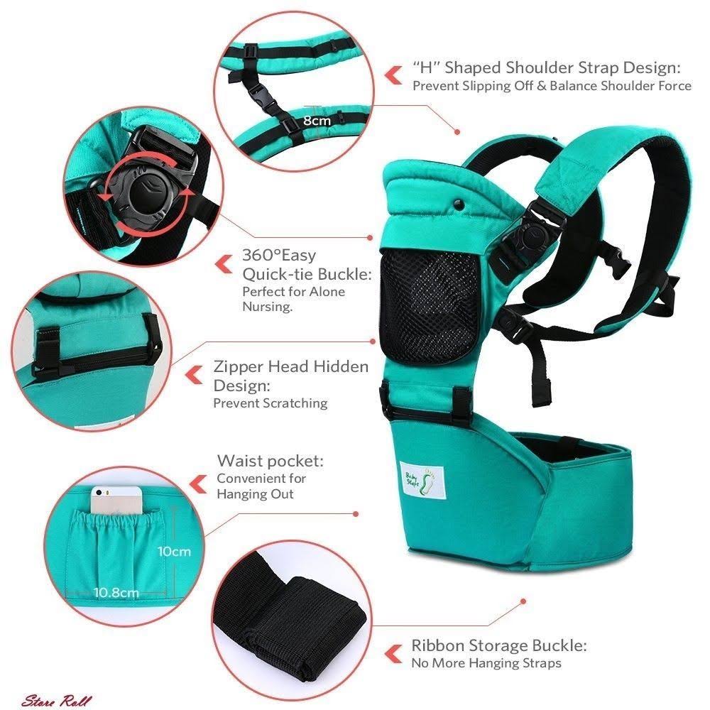 Ergonomic Baby Carrier with Hip Seat U8120