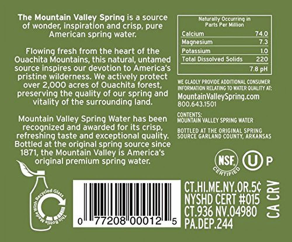 333 ML Glass Spring Water N568