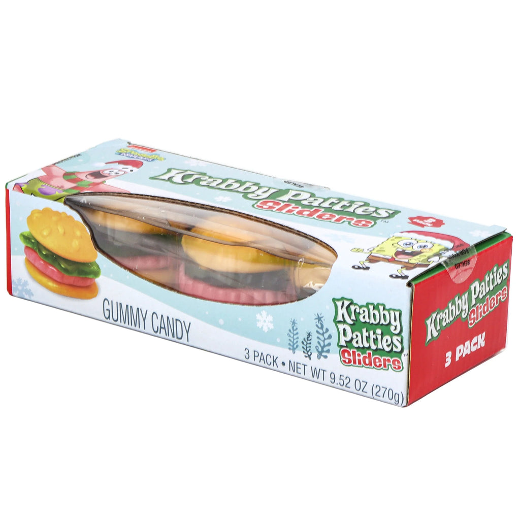 3 Pack SpongeBob SquarePants Gummy Krabby Patty Sliders M871748