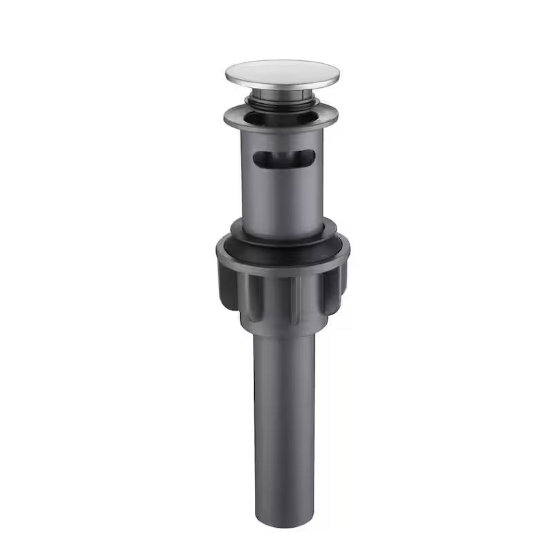 4 in. Centerset Double-Handle High-Arc Bathroom Faucet Brushed Nickel 2-Pack D65047