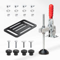 500lbs Vertical Hold Down Toggle Clamp and Mounting Plate Kit D4269