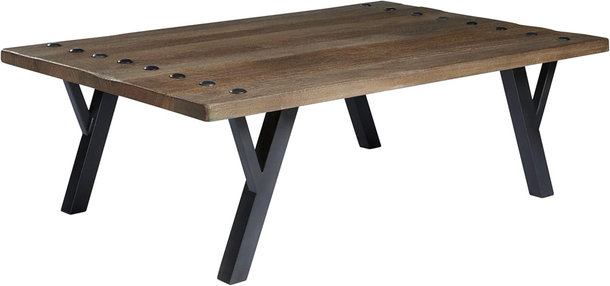 Cocktail Table with Shelf V1427