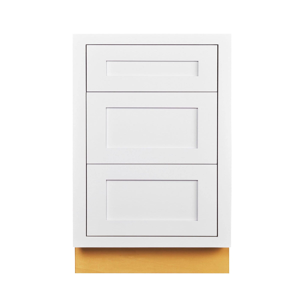Snow White 21 inch Wide 3 Drawer Base Cabinet V299961