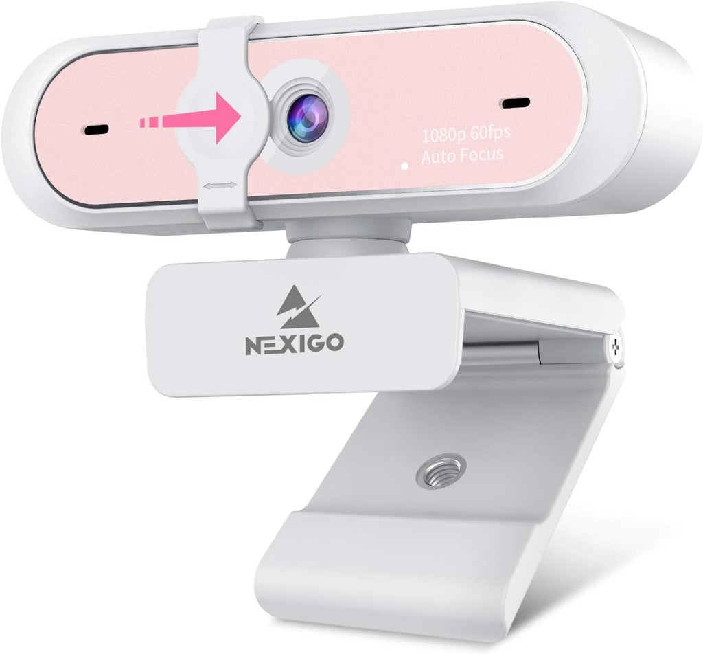 1080P 60FPS Webcam with Dual Microphone & Cover I643445
