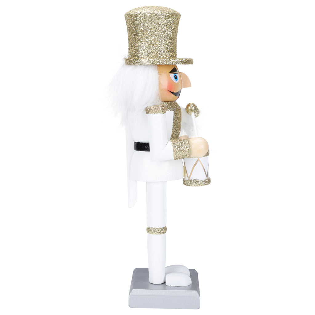 White Wooden Nutcracker Soldier Doll Christmas Decor L962813