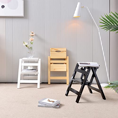 Foldable Wooden Step Stool A11632