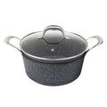 5 qt. Non-Stick Cast Aluminum Stock Pot with Glass Lid U620