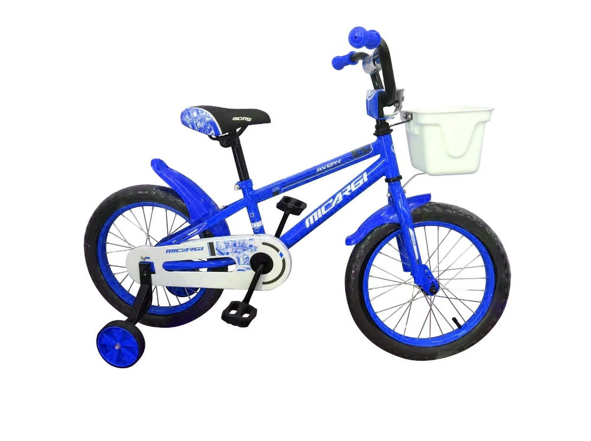 16 BMX Steel Frame Coaster Brake Bicycle with Baskets & Fenders L697