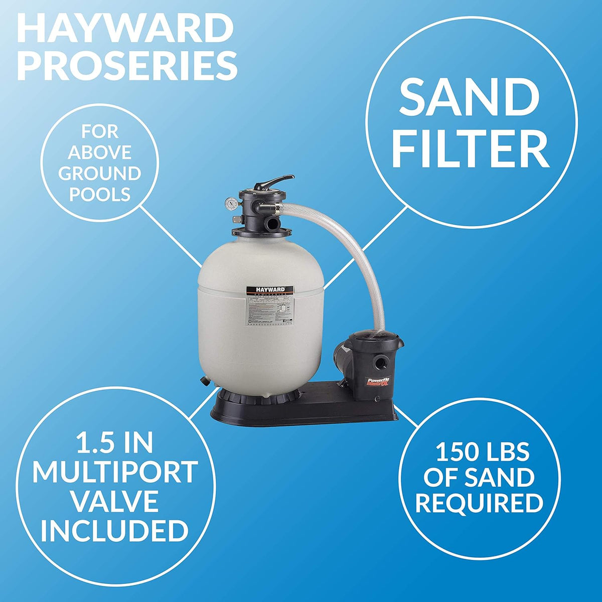 18 In. 1 HP Sand Filter System B925933