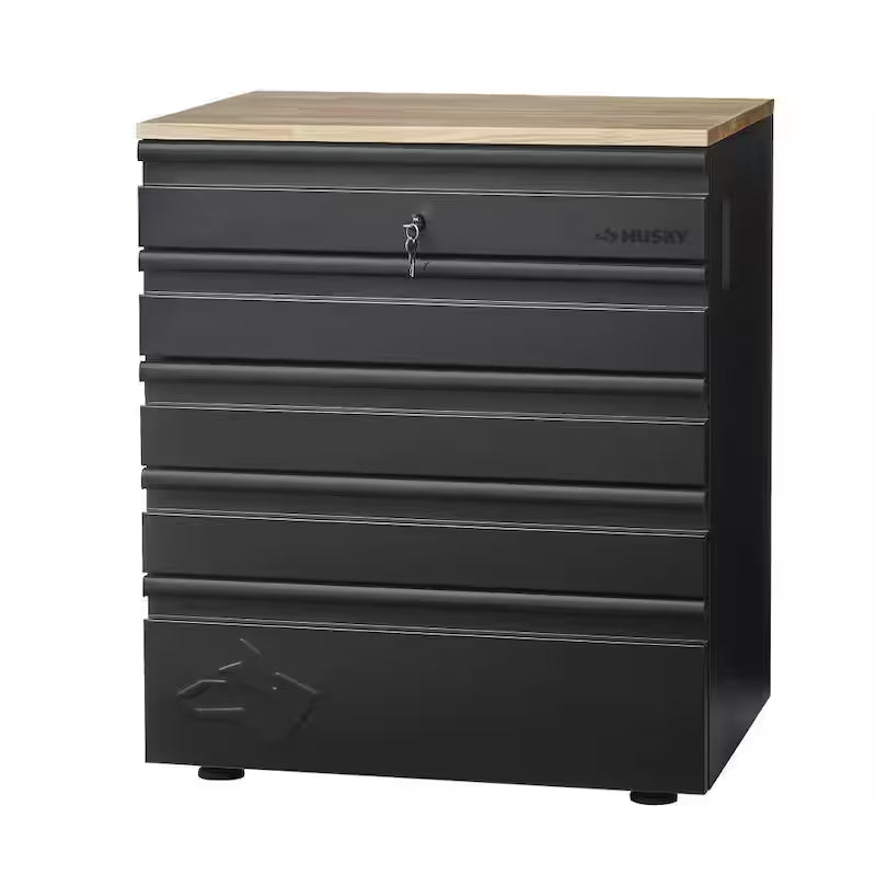 Heavy Duty Welded Steel Garage Storage System in Black Q525