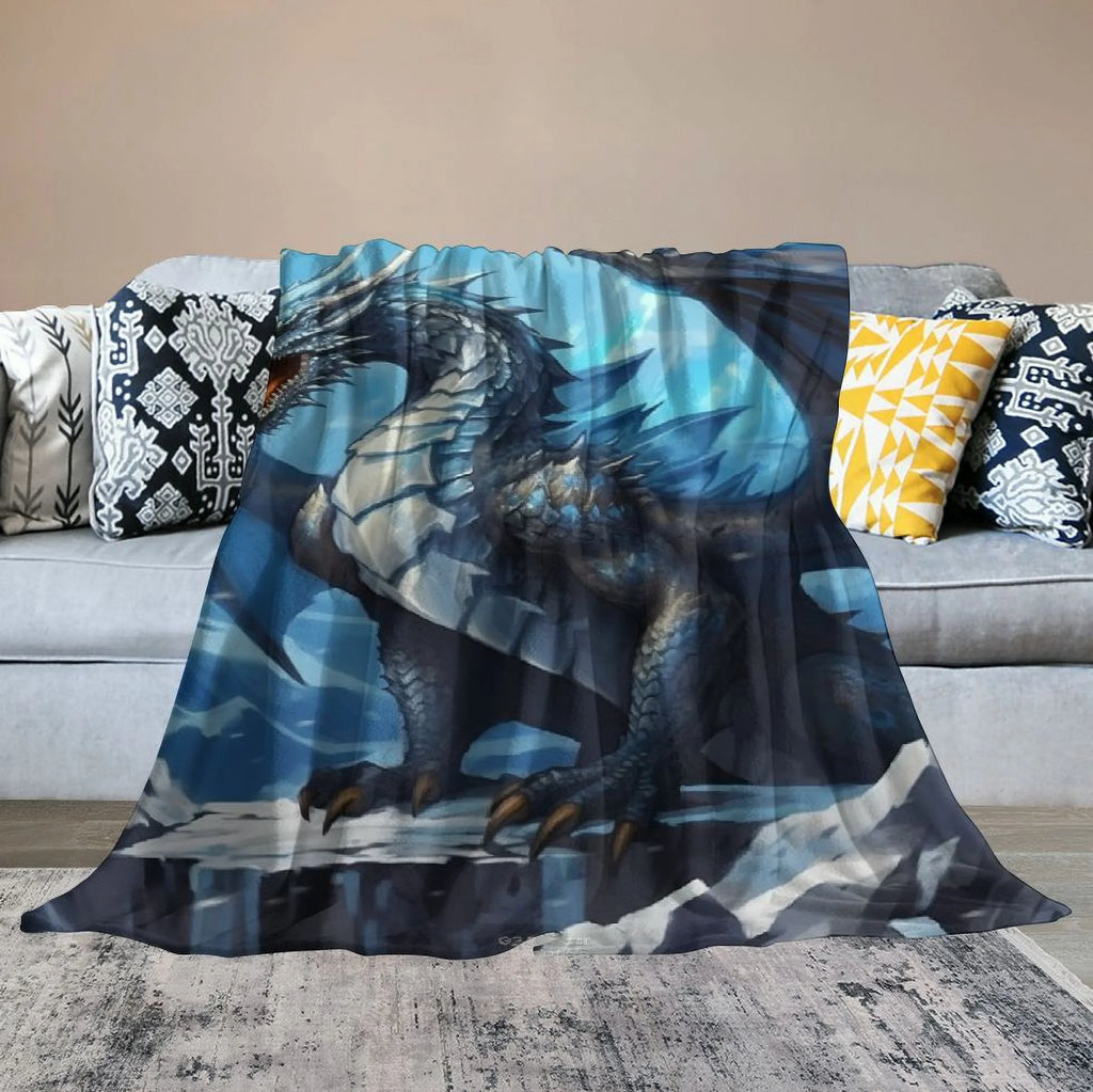 Dragon Throw Blanket Soft Cozy Warm Blanket I999