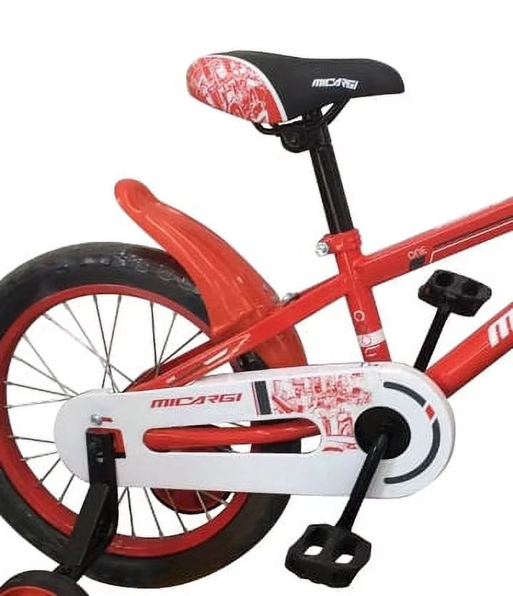 16 BMX Steel Frame Coaster Brake Bicycle with Baskets & Fenders L697