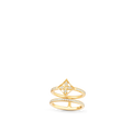 Gold and Diamond Double Row Ring H122