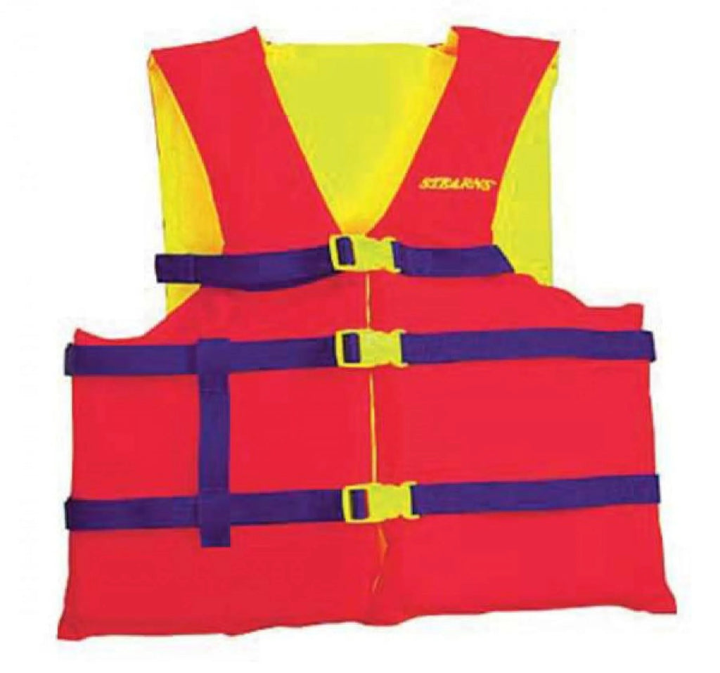 Red Adult Life Jacket Vest Flotation B128958