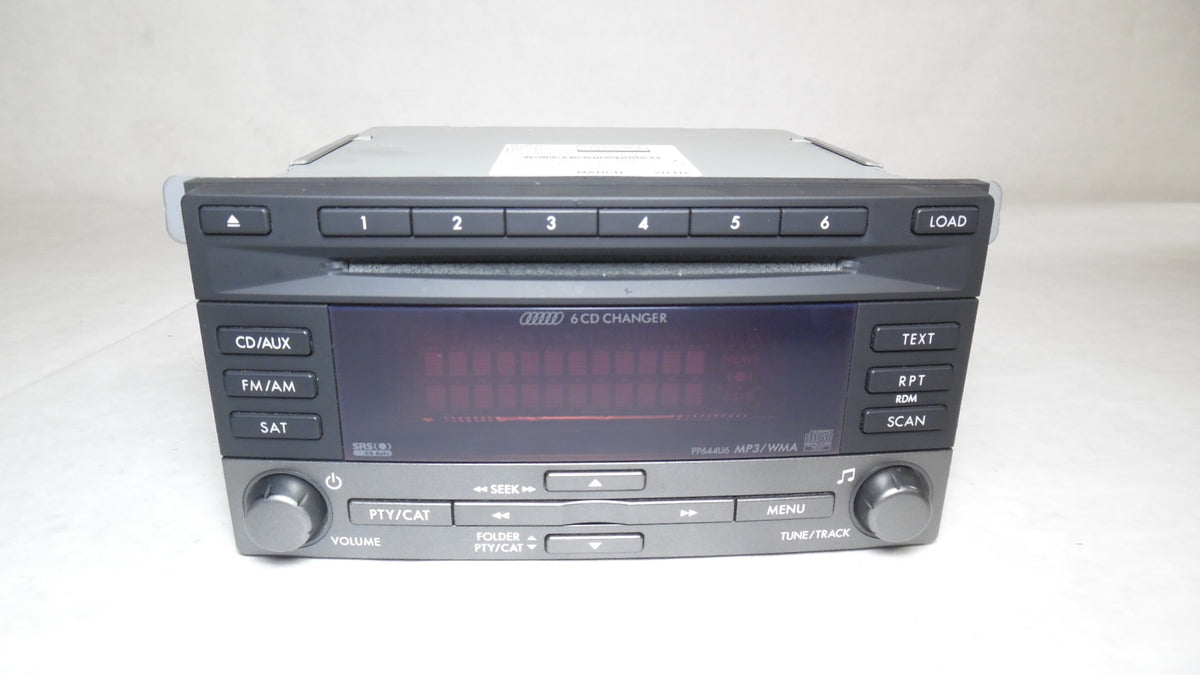 Pre-Owned 2009-2013 Subaru Forester 6 Disc CD MP3 Player Radio Receiver OEM R2351