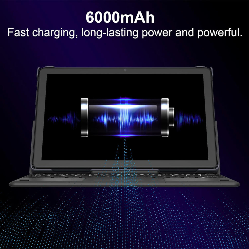 Android 11 Tablet 10.1 inch 2 in 1 Octa-Core 3GB RAM 64GB ROM with Keyboard B507
