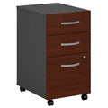 3 Drawer Mobile File Cabinet in Hansen Cherry R9056
