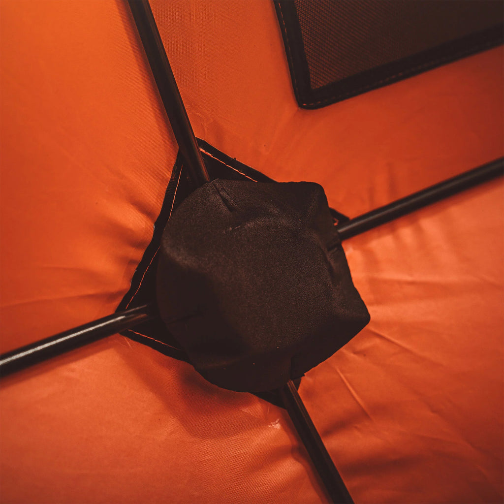 Portable Hub Tent, 4-Person, Sunset Orange H2504