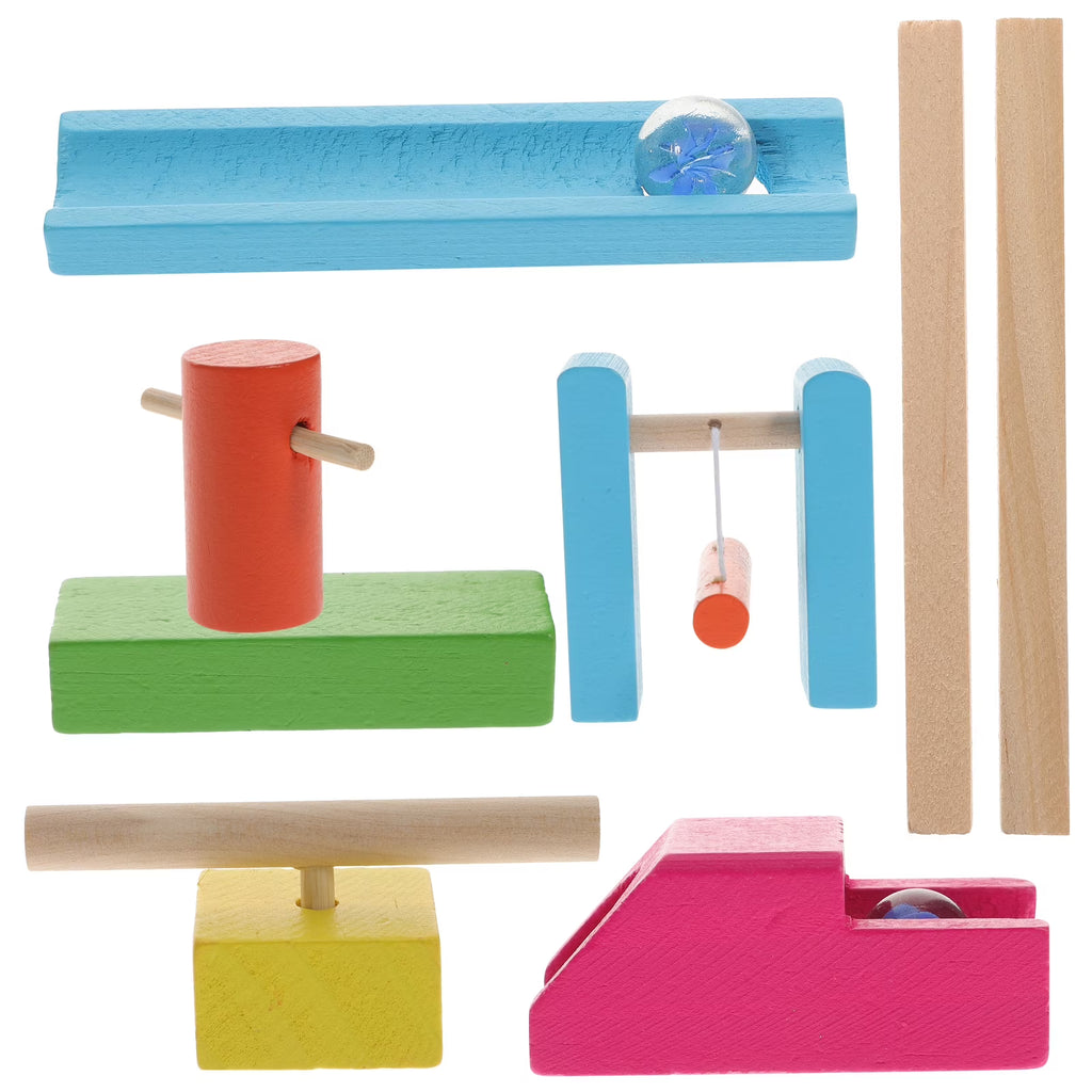 Wooden Dominoes Blocks Building Toy Educational Toys D6309